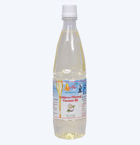 MARBLE Cold Pressed and Filtered Coconut Oil